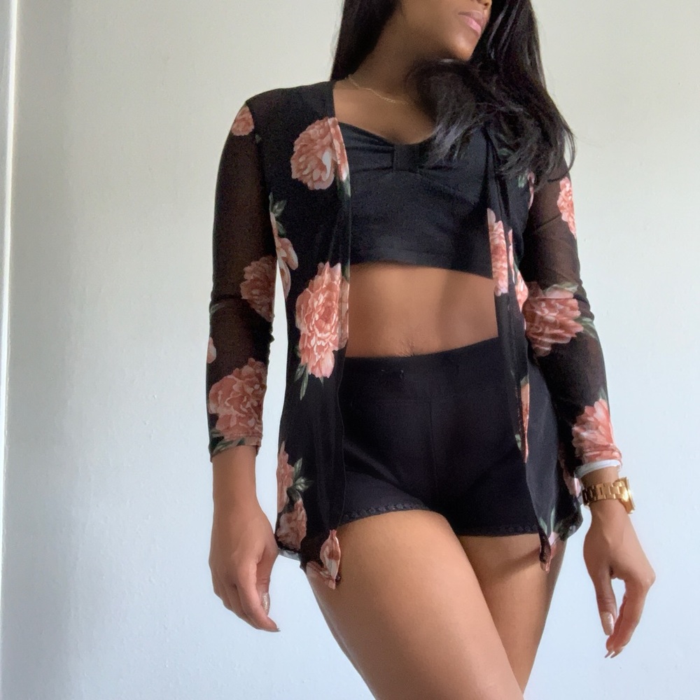 womens sheer duster